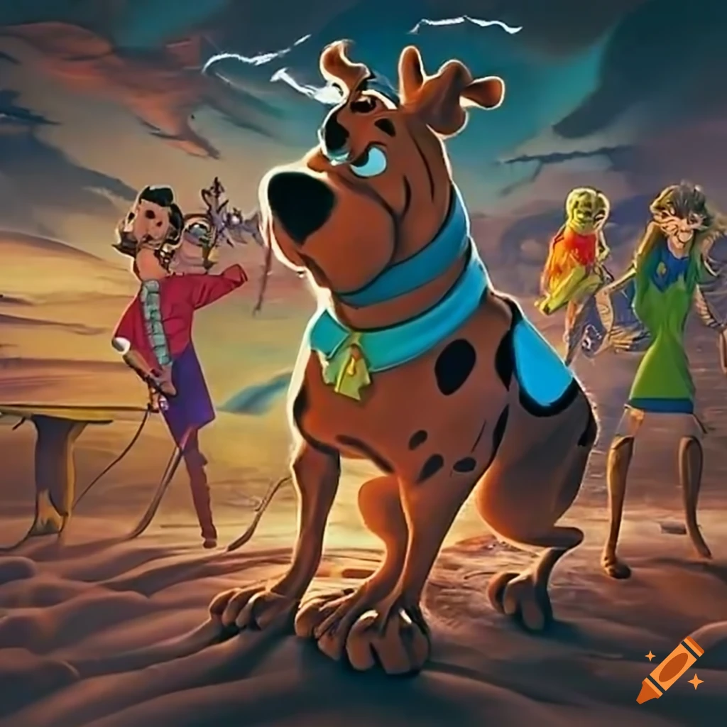 Scooby Doo Train on Craiyon