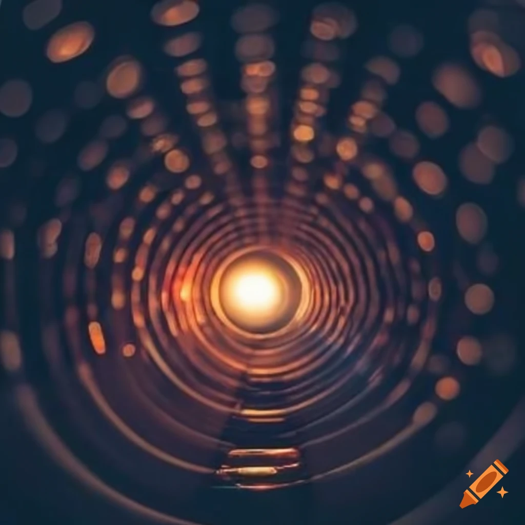dark tunnel with a bright light at the end