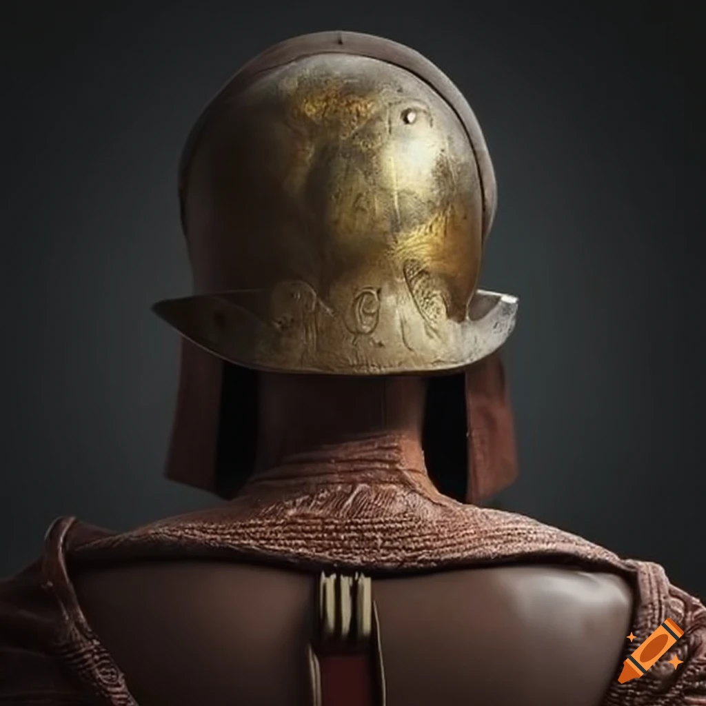 Hannibal with a helmet from the tv series