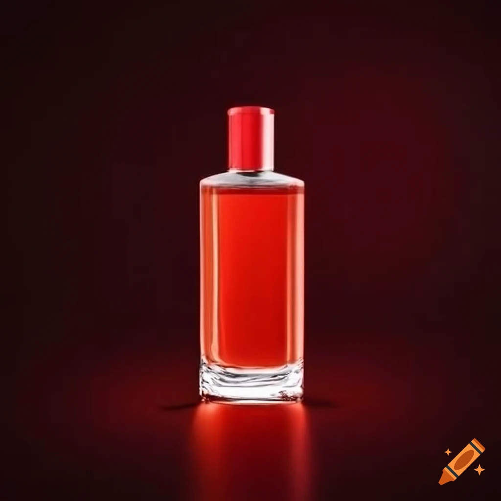 Mancera red tobacco cologne bottle on Craiyon