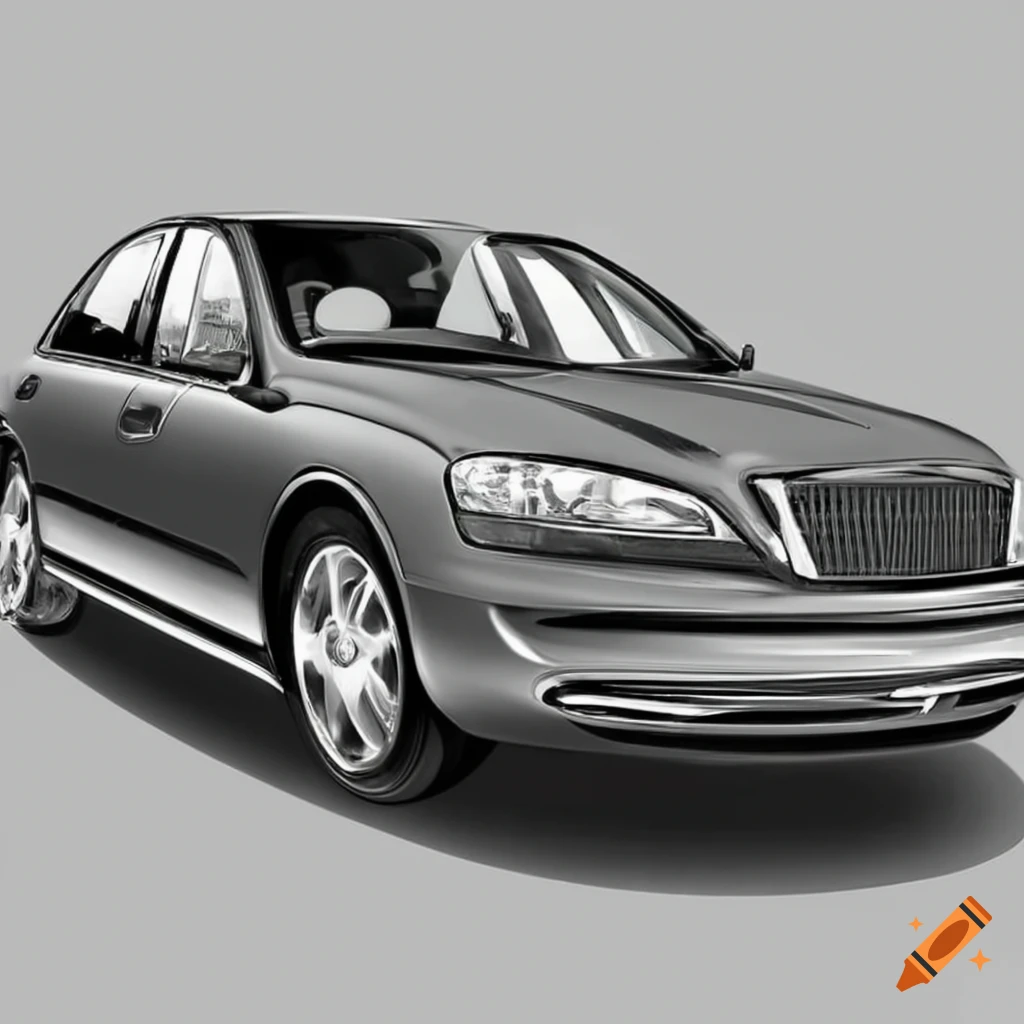 retro-style elegant sedan car