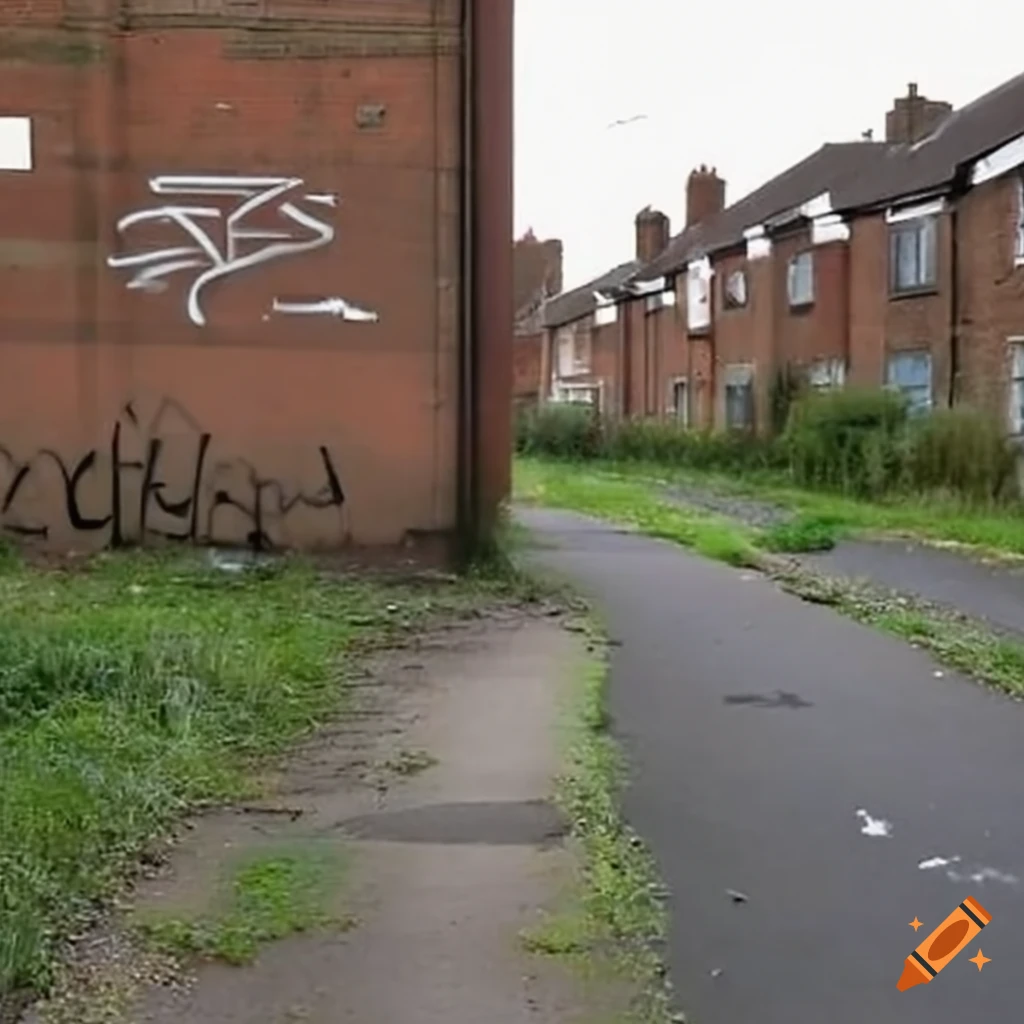 Image depicting urban decay in the uk