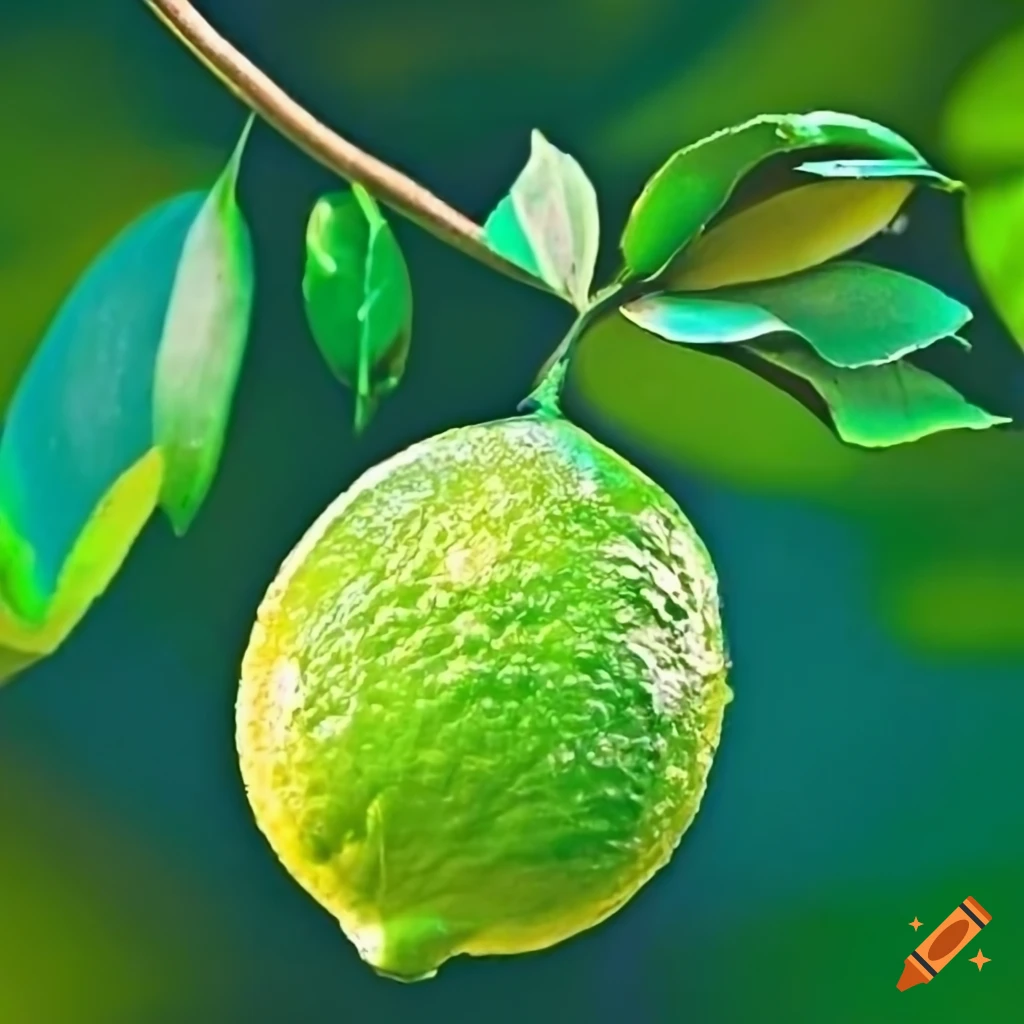 fresh-green-lime-on-craiyon