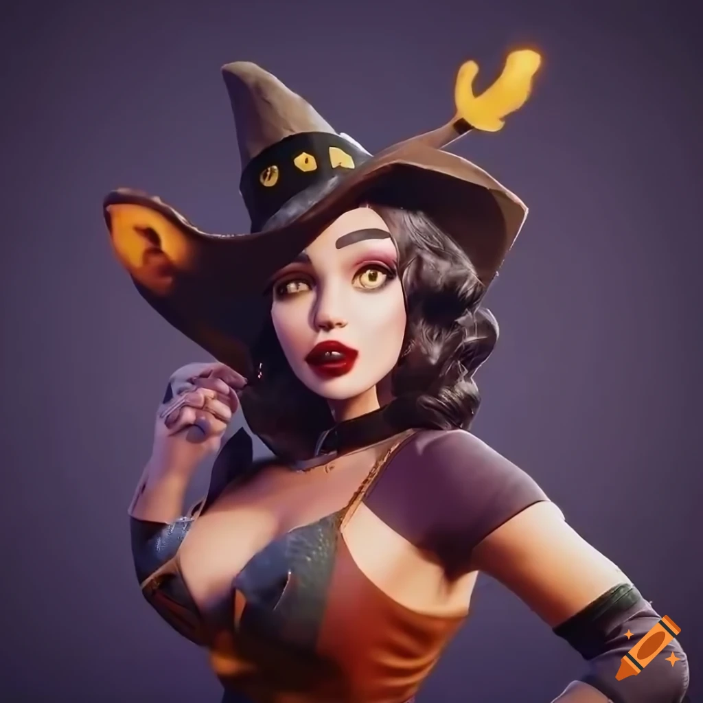 high definition vintage Halloween pinup