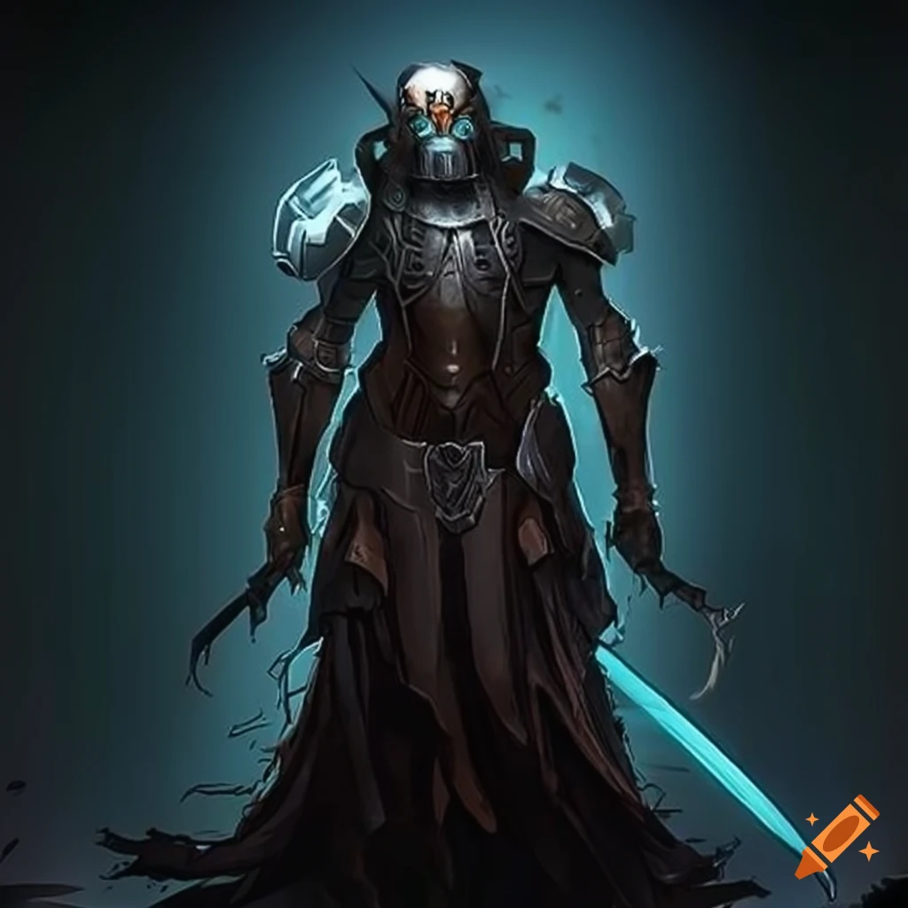 futuristic sword and sorcery armor
