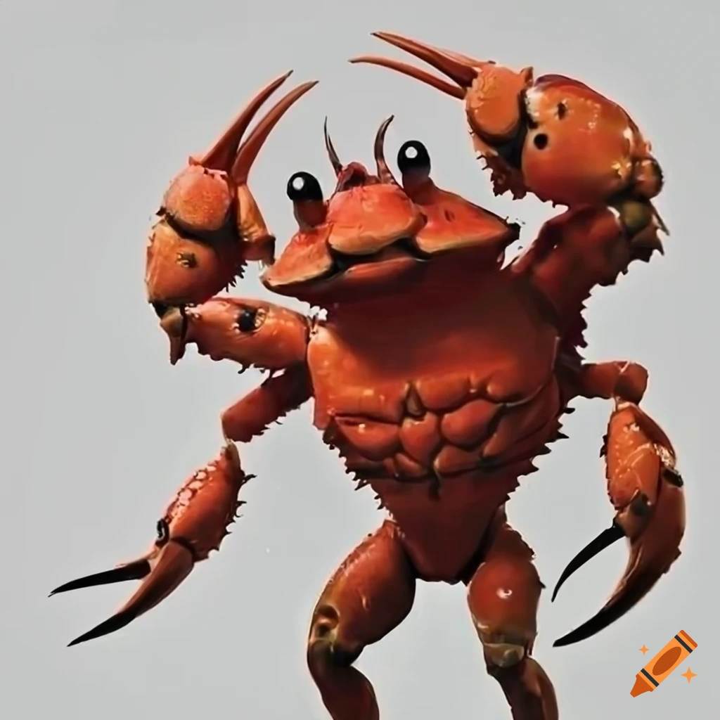 Digital Art Of A Crab Humanoid On Craiyon 