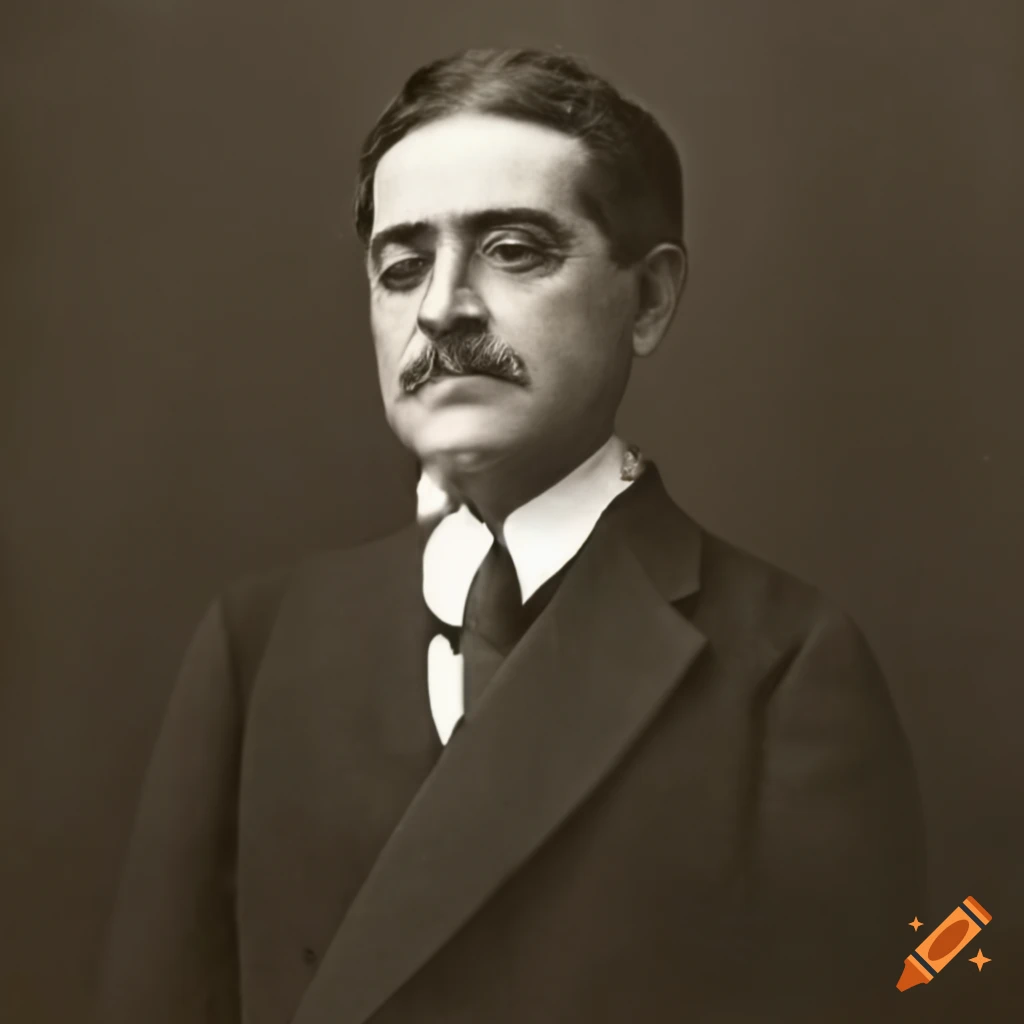 portrait of Pedro Lascuráin, 38th President of Mexico
