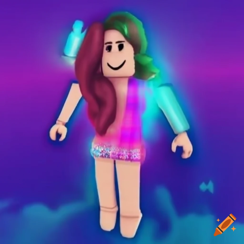 Lana del rey in a roblox game