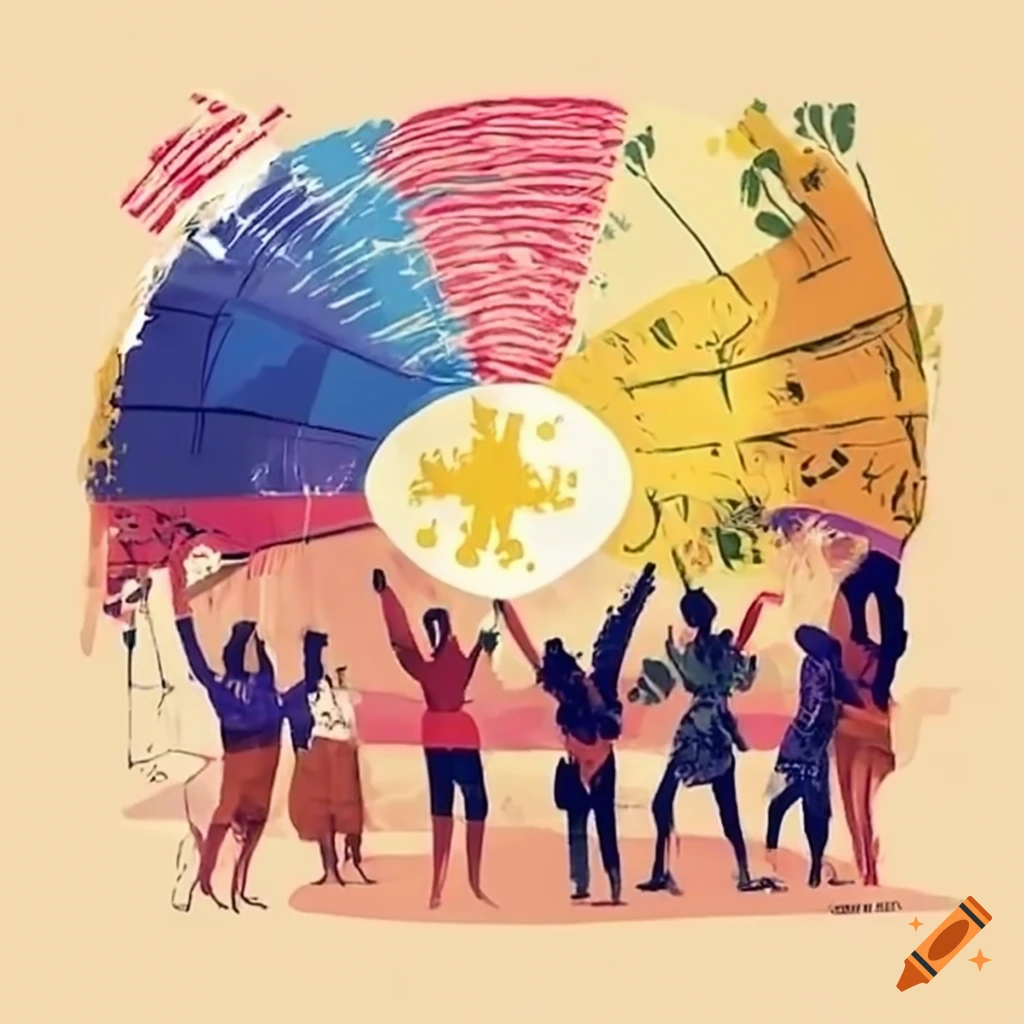 Image Portraying People In The Philippines Working Together For A 