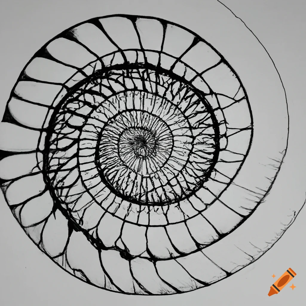Abstract spiral sketch 22496063 Vector Art at Vecteezy
