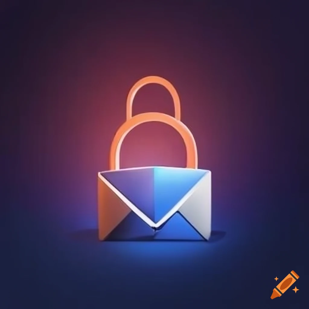 Email security concept on Craiyon
