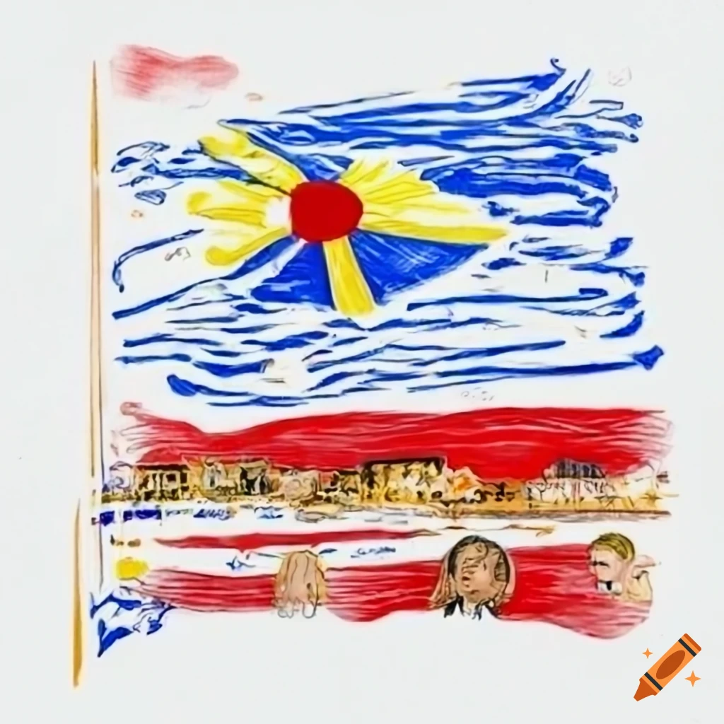 Artwork depicting filipino national motto on Craiyon