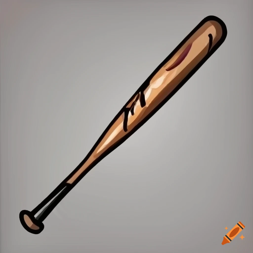 Drawing of a baseball bat on Craiyon