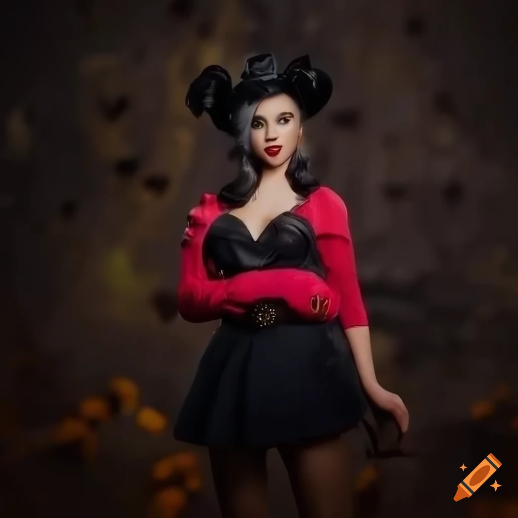 high definition vintage Halloween pinup artwork