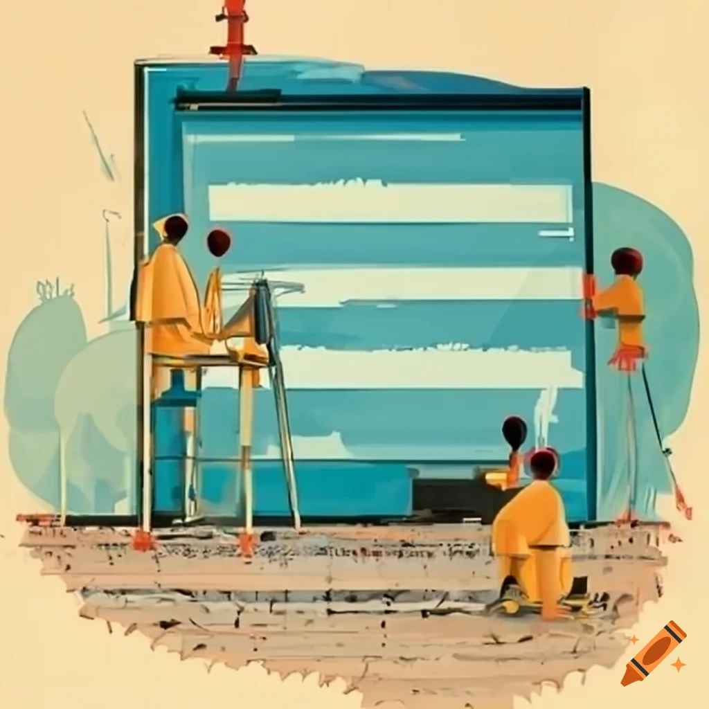 Web Page Under Construction On Craiyon