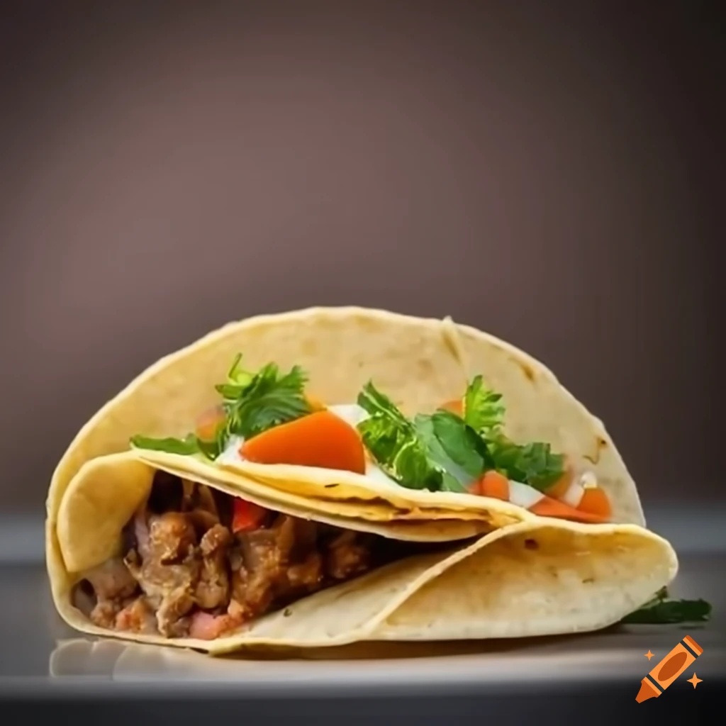 microwaved taco