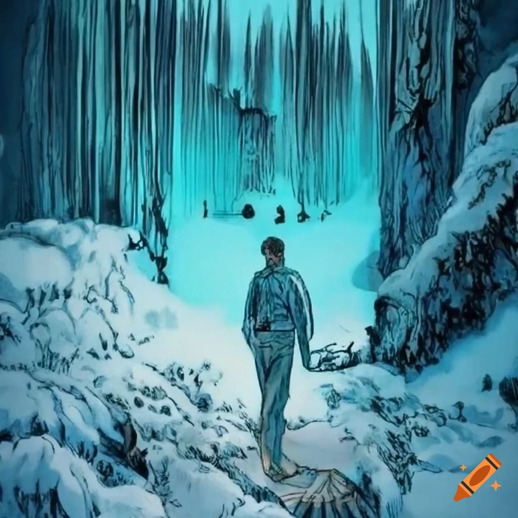 Hologram of a french mountain valley on Craiyon