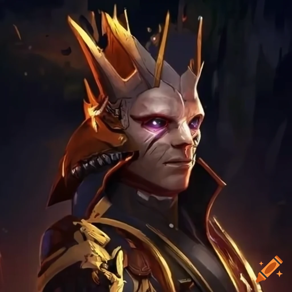 image of a gamer king commanding an attack