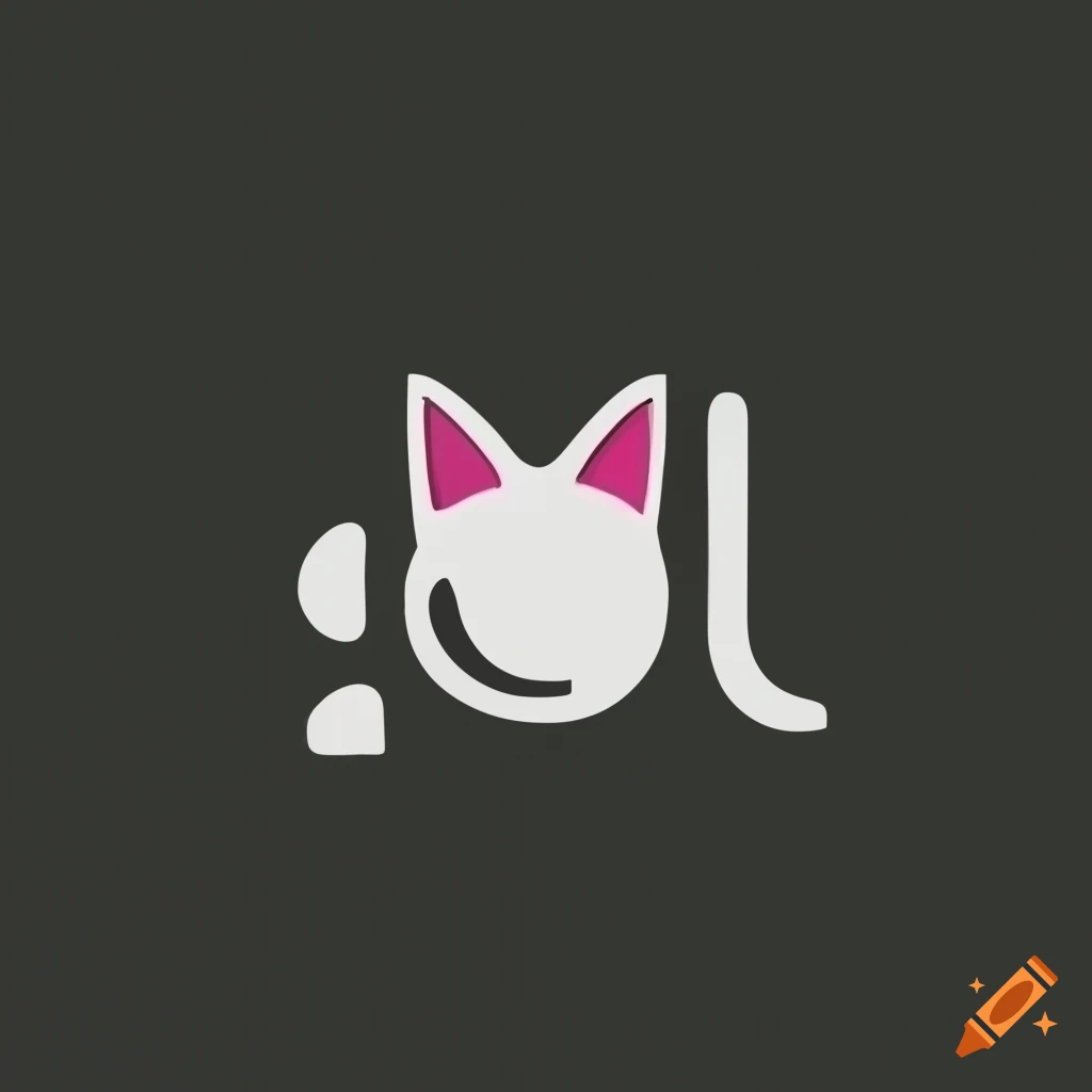 Logo with a copy cat design on Craiyon