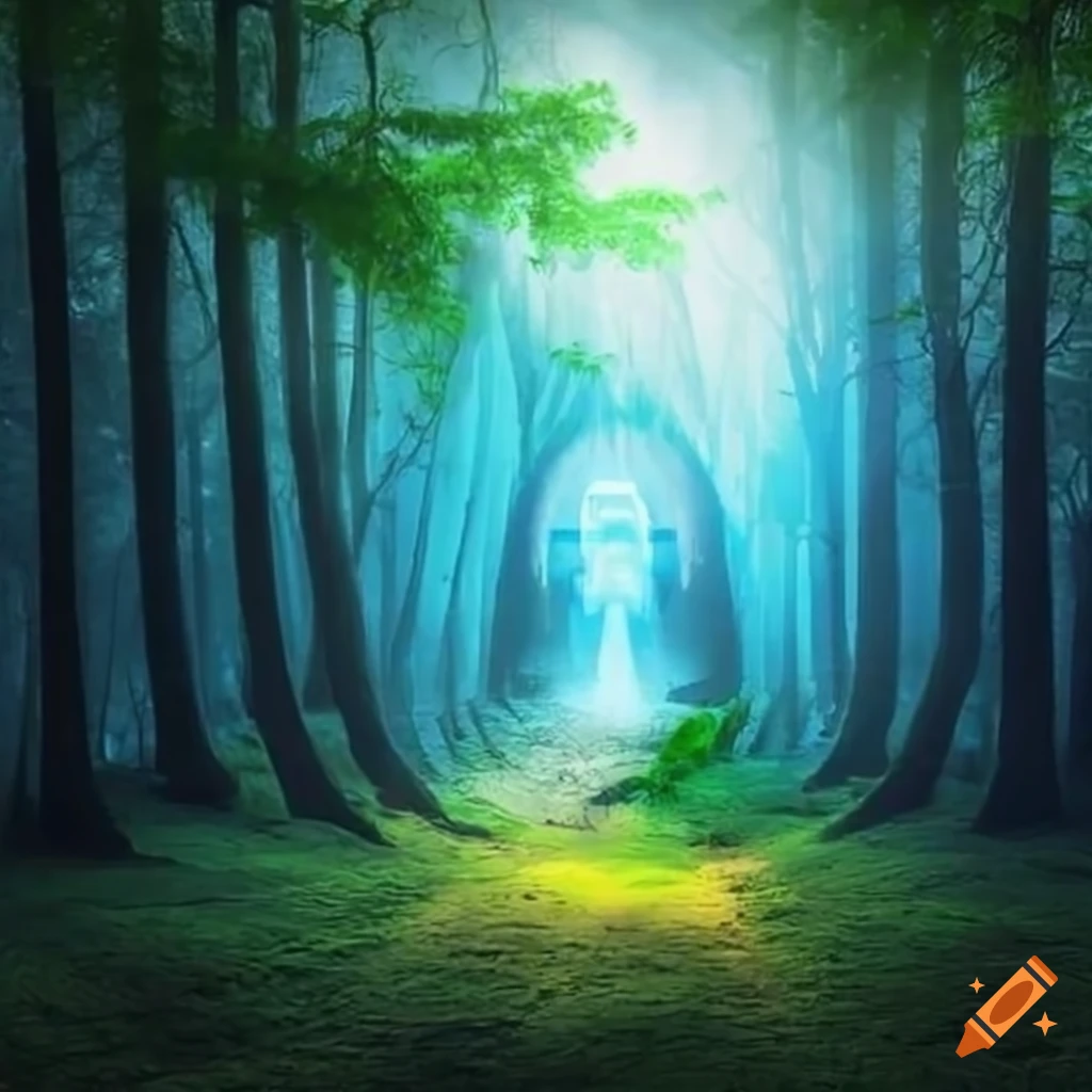 ascended-master-in-a-sunlit-forest
