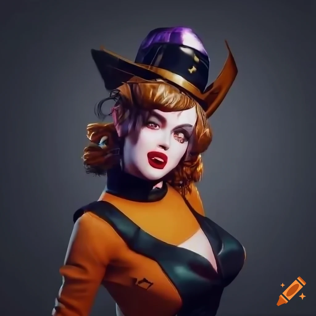 high definition vintage Halloween pinup