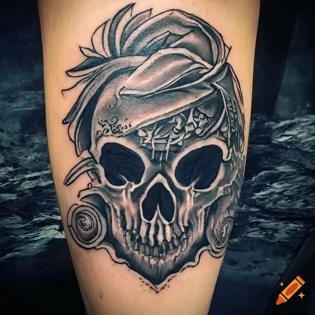 Ship skull pirate theme sleeve done by me @sloan_purple at Eel ink tattoo  studio, Porto heli Greece. : r/tattoo