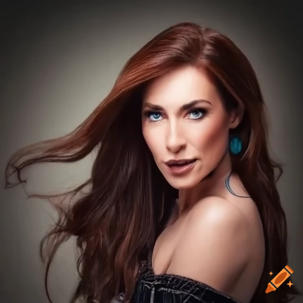 Darya folsom, a journalist from kron4 on Craiyon