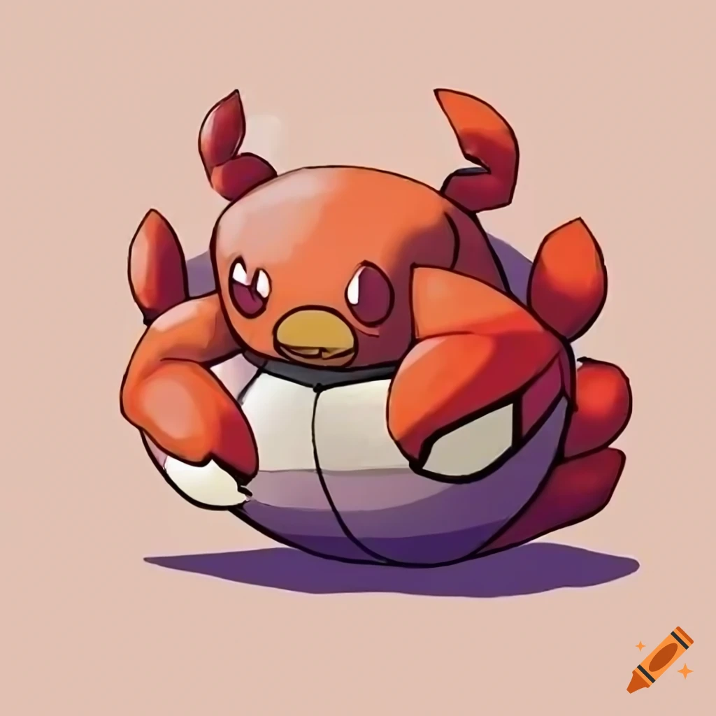 cute ball crab pokemon