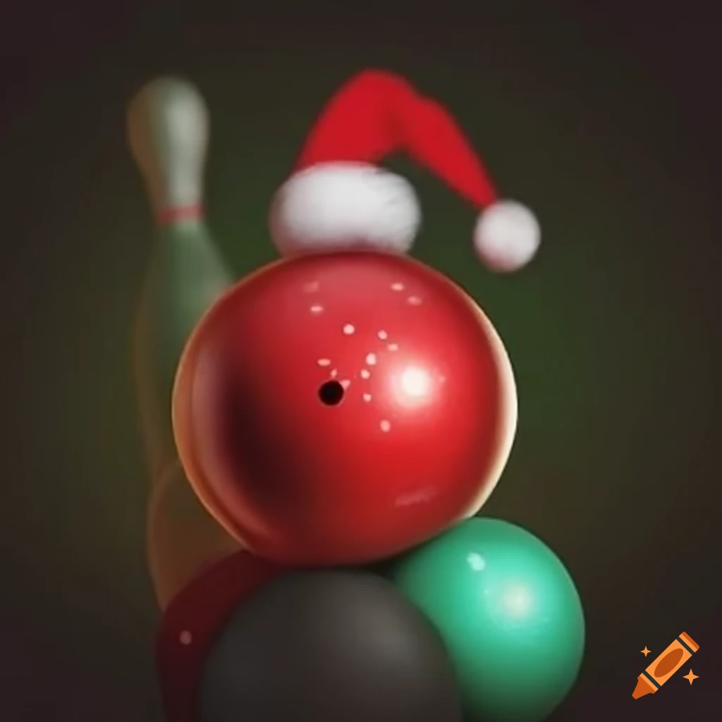 Christmas bowling game on Craiyon