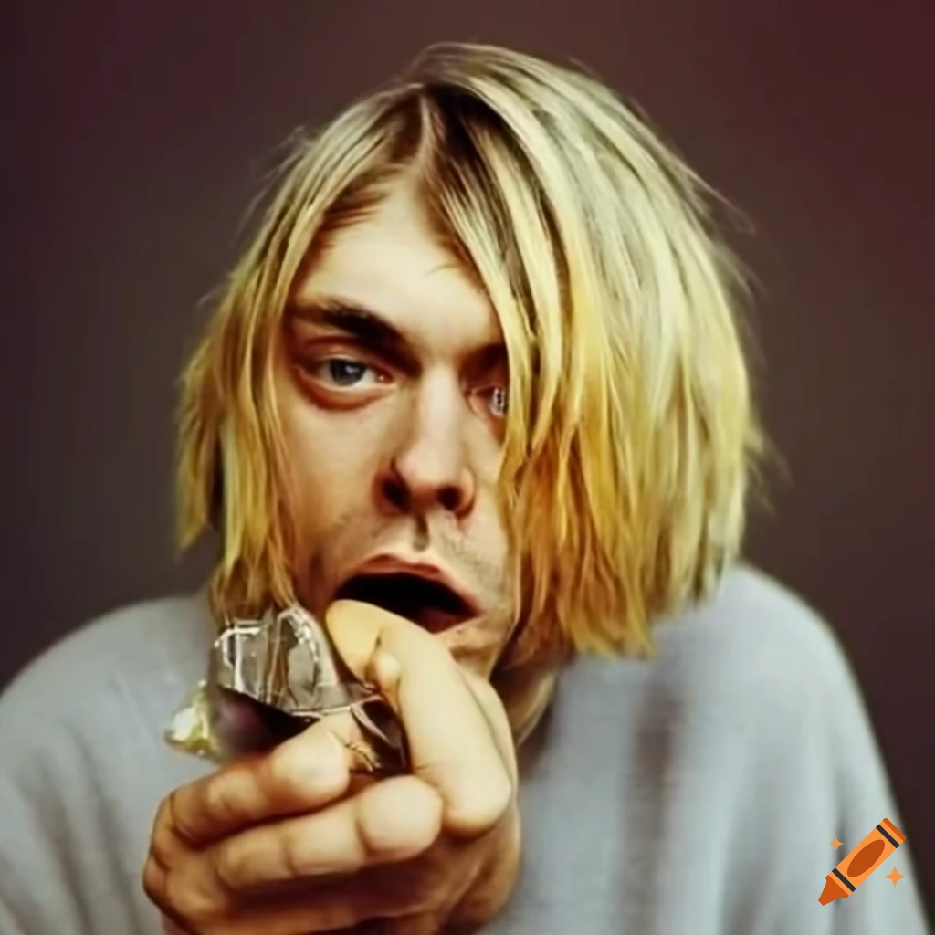 Kurt cobain eating