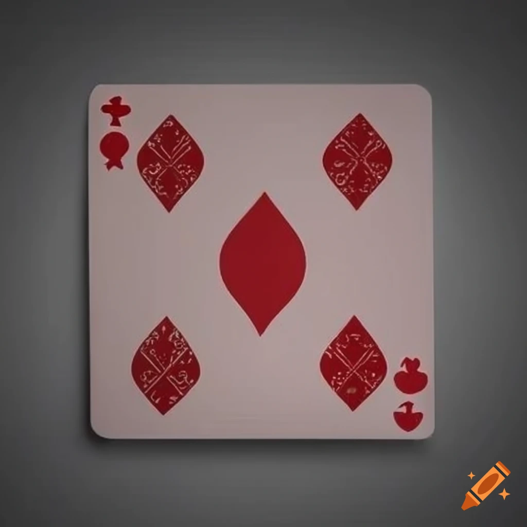 Image of a three of diamonds playing card on Craiyon