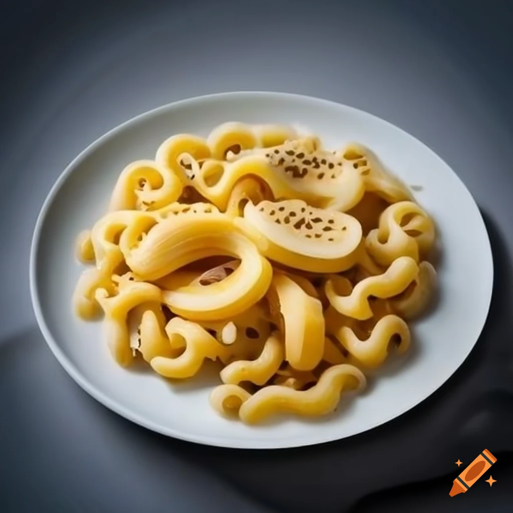 Macaroni Pasta Shaped Like A Banana On Craiyon