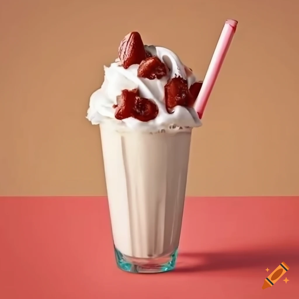 menu of milkshakes at McDonald's