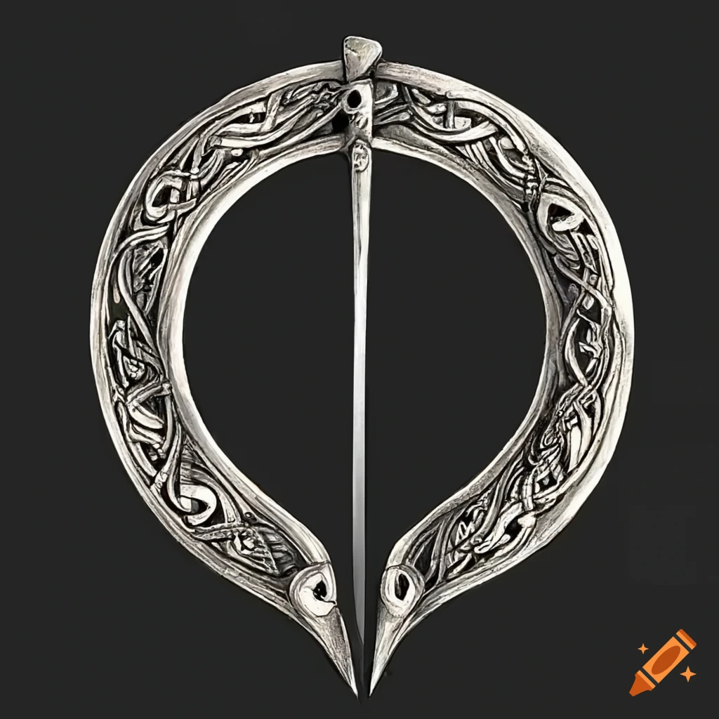 How to use a Penannular Celtic / Viking Brooch 