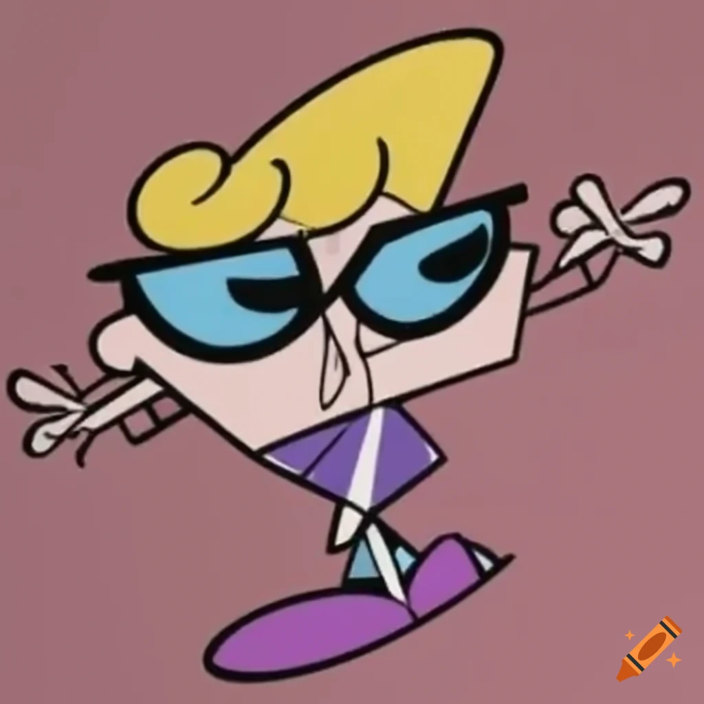 Dexter's laboratory cartoon image on Craiyon