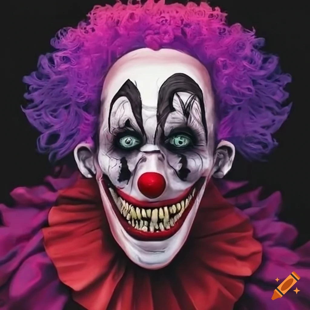 image of a twisted clown