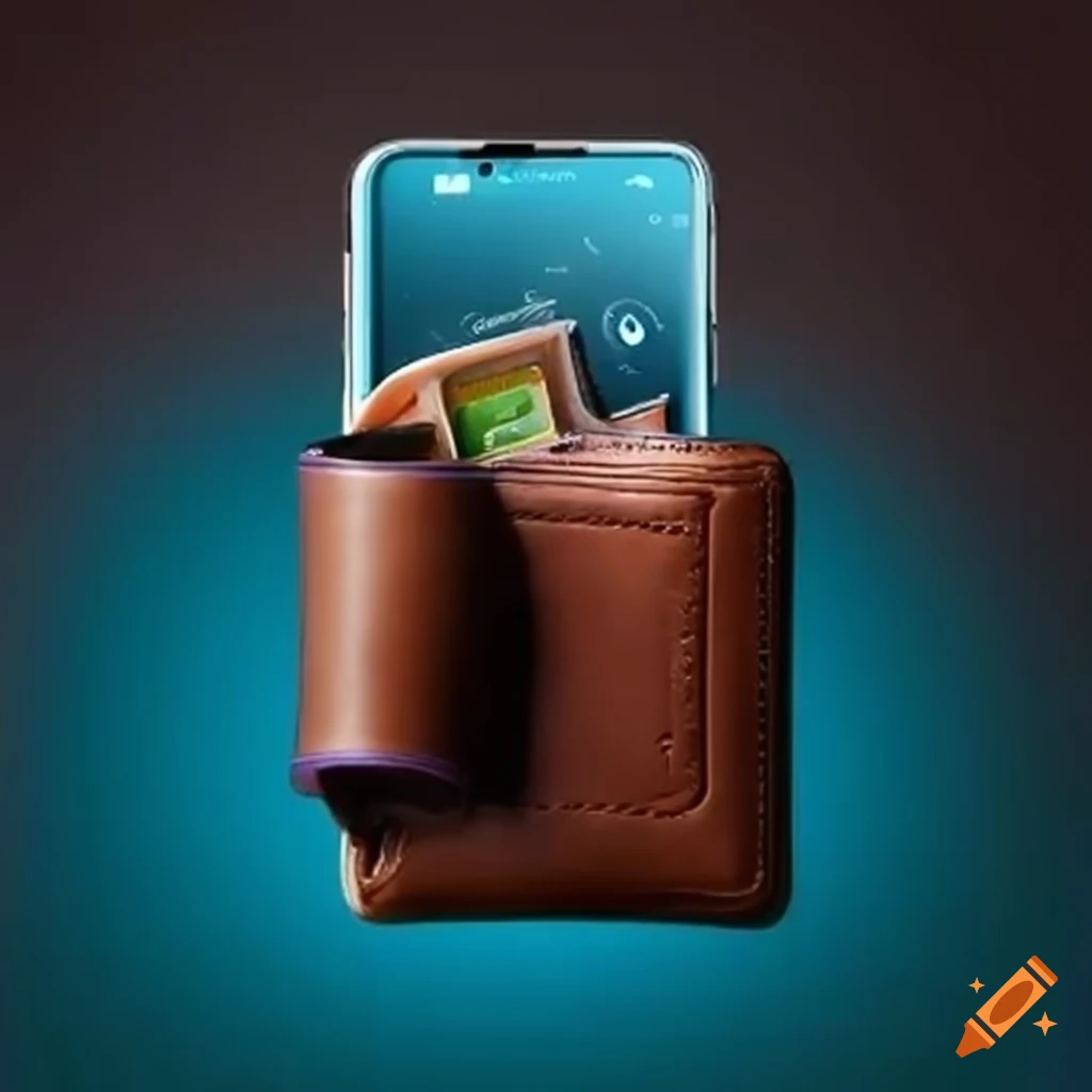 cell phone showing a wallet and payment app