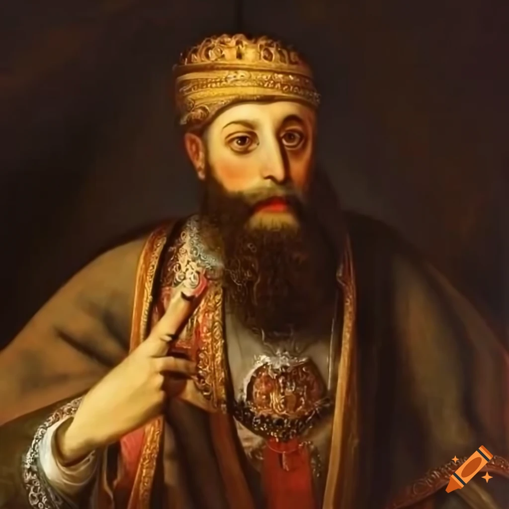 Oil Painting Of A European Muslim King In The 1600s oil-painting-of-a-european-muslim-king-in-the-1600s