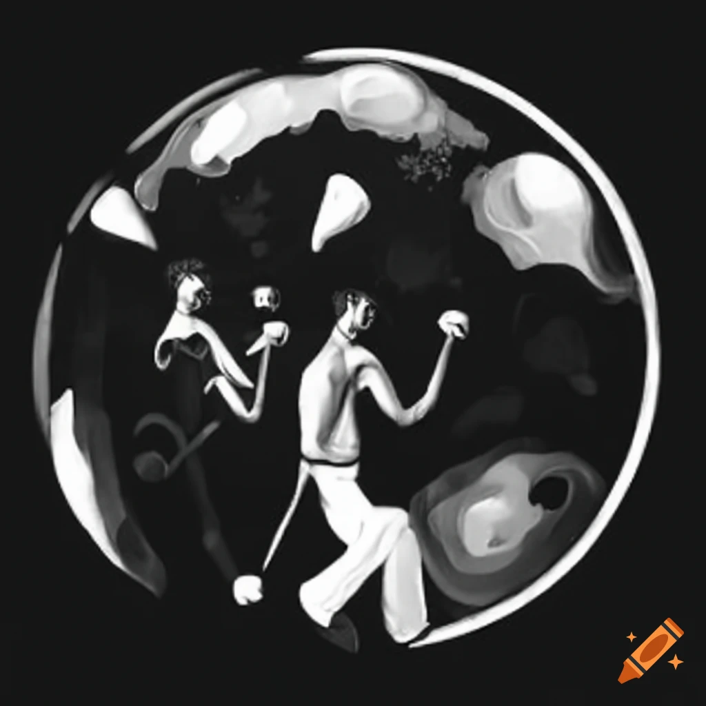 image of chaos juggling clubs
