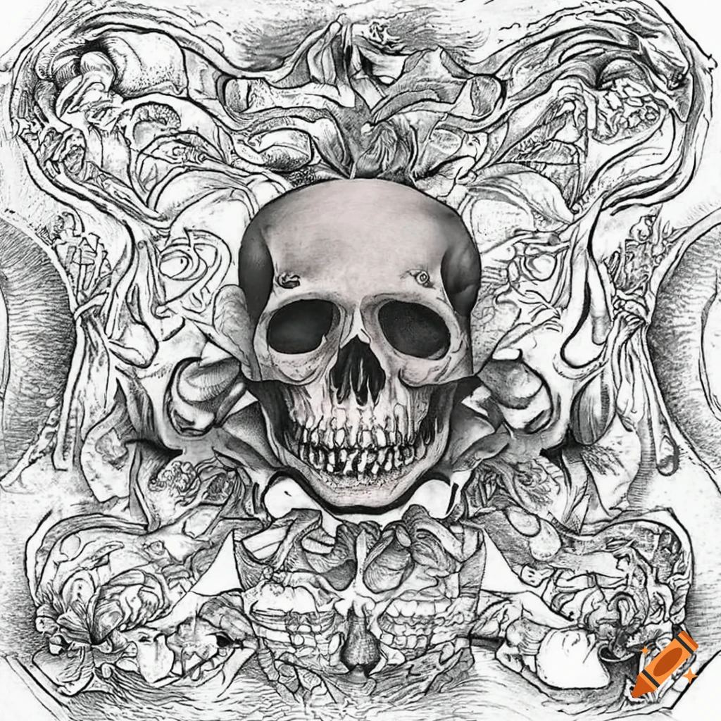 Vector Illustration Scary Cool Tribal Tattoo Stock Vector (Royalty Free)  2106347027 | Shutterstock