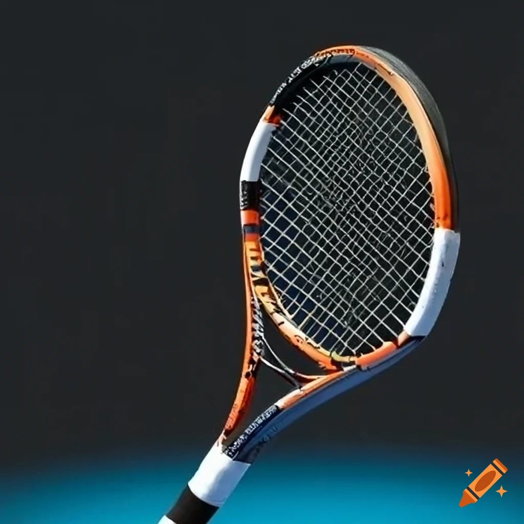 promotional poster for tennis racket