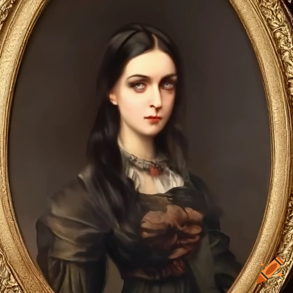 Haunted house portrait in the style of paul delvaux on Craiyon