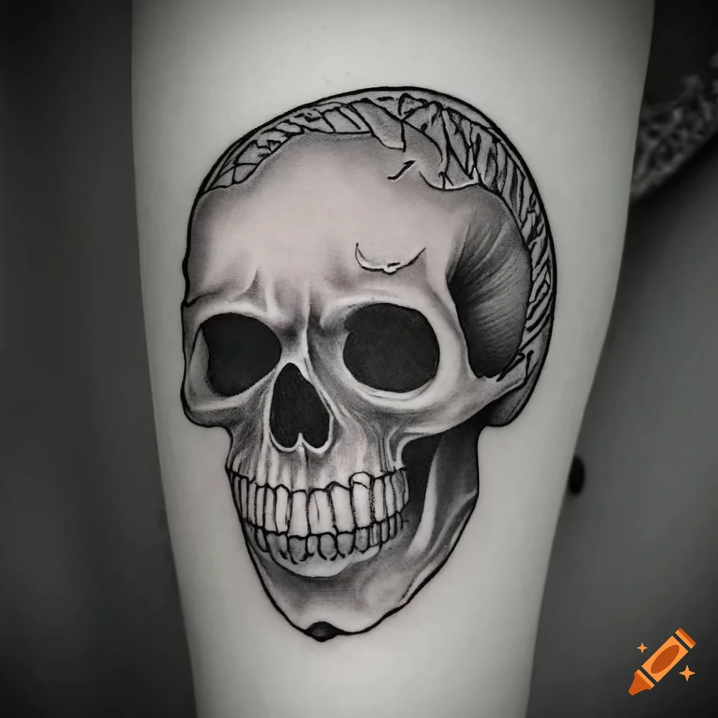 Skull Tattoo Cliparts, Stock Vector and Royalty Free Skull Tattoo  Illustrations