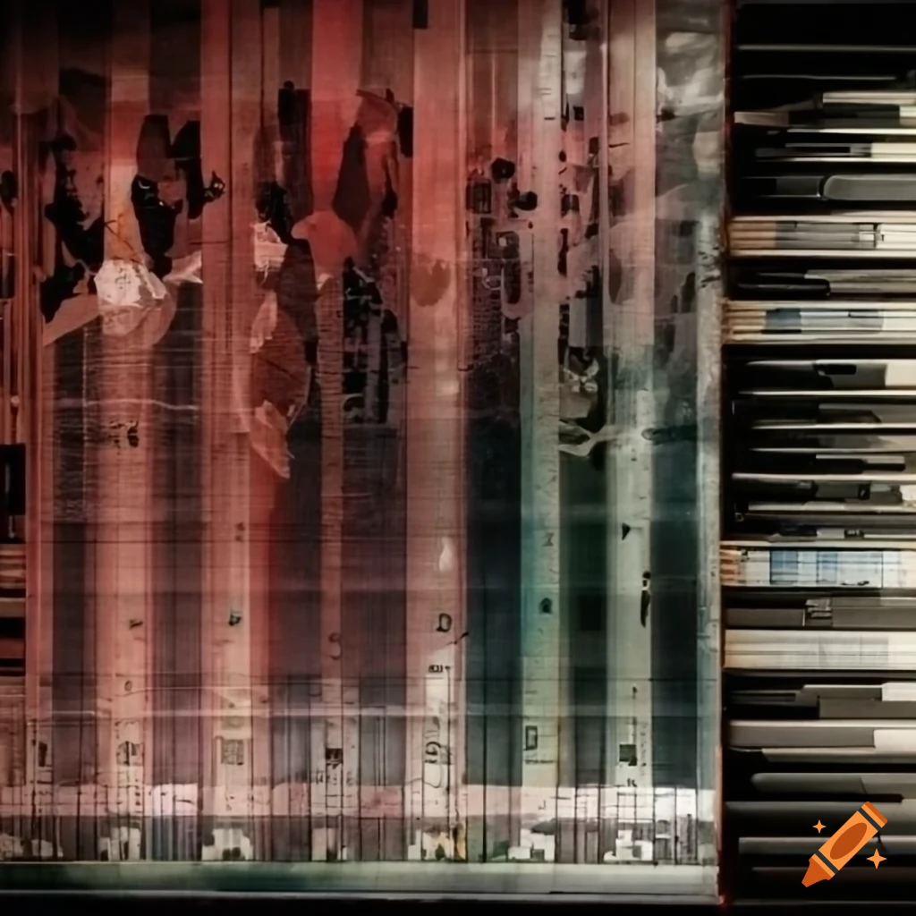 collage of piano keyboard