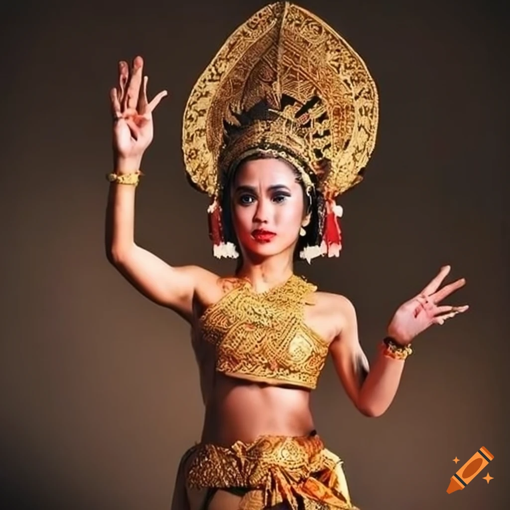 photo of a traditional Indonesian dance