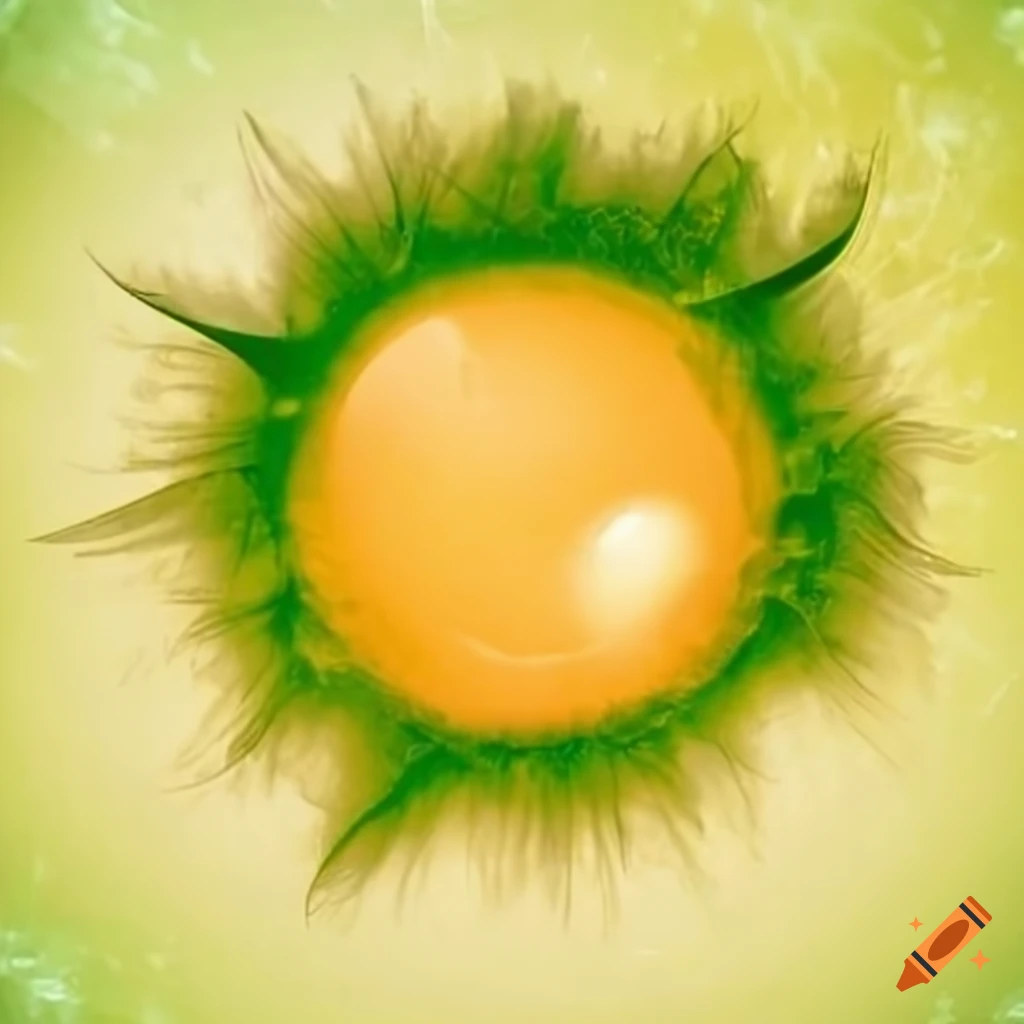 Sun shining on green plants