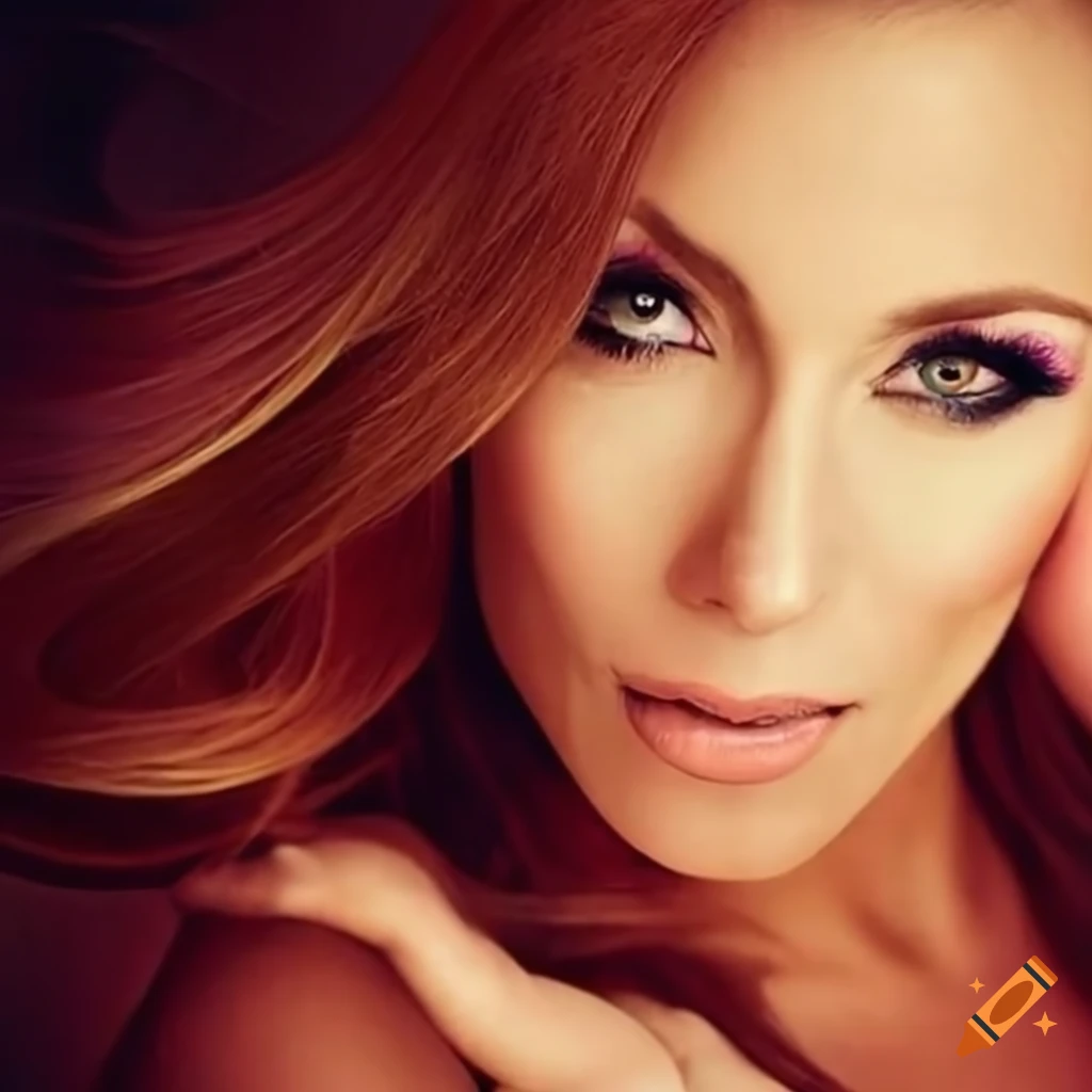 Darya folsom, news anchor at age 45 on Craiyon