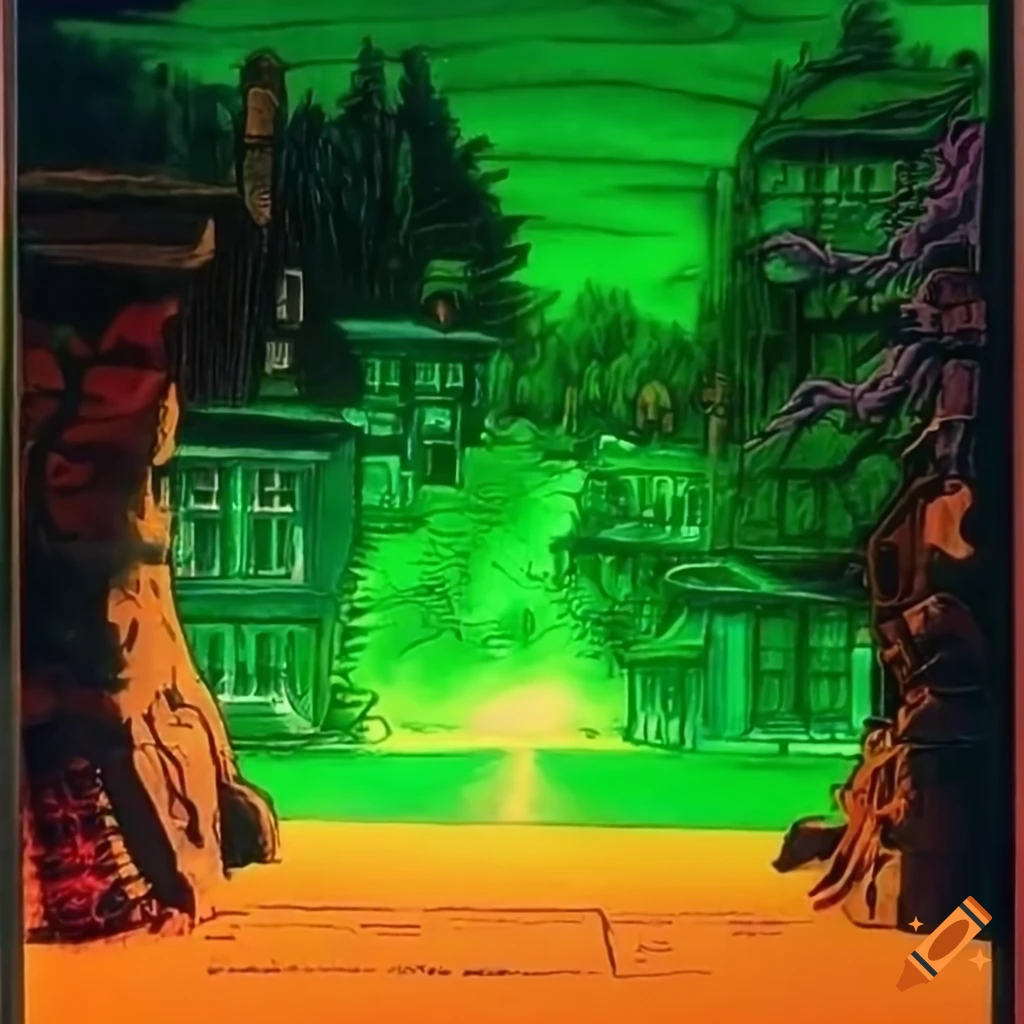 1990s chillwave diorama