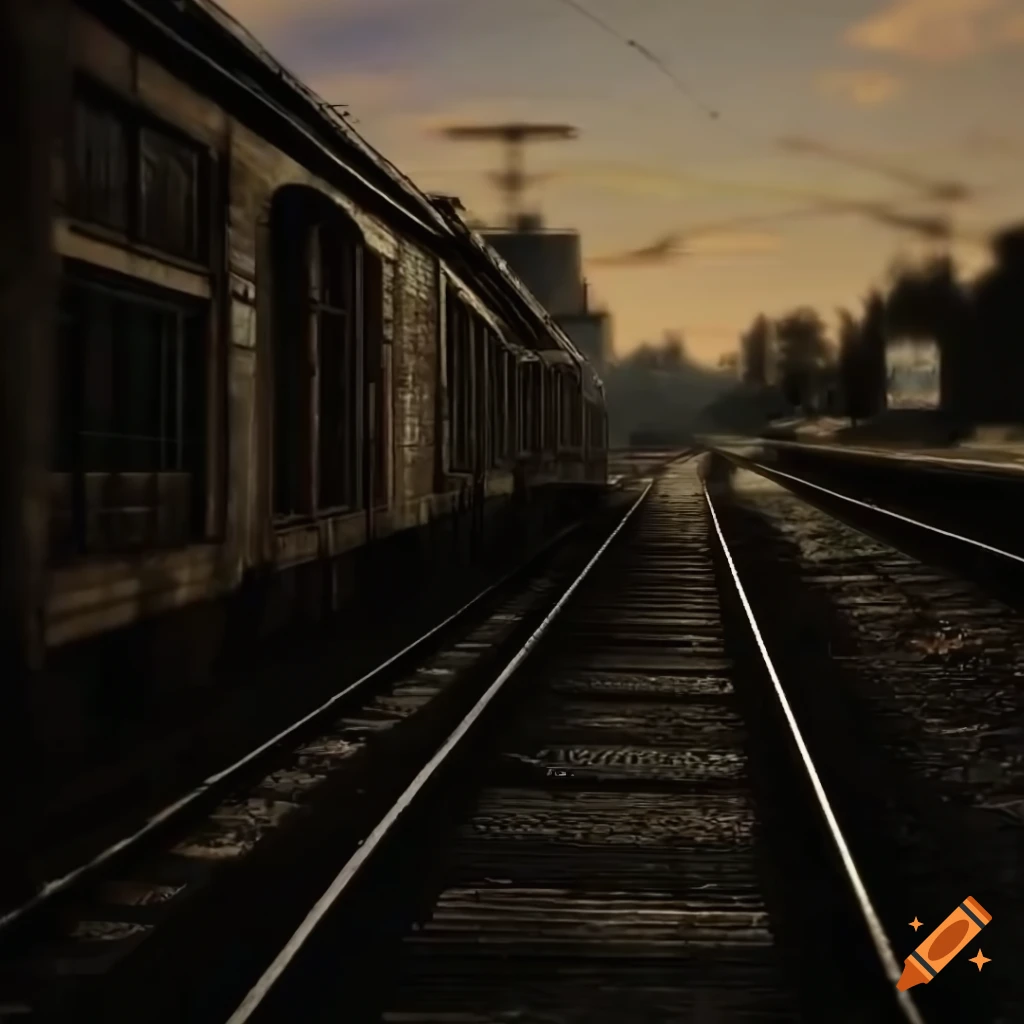 s.t.a.l.k.e.r. train station in a video game
