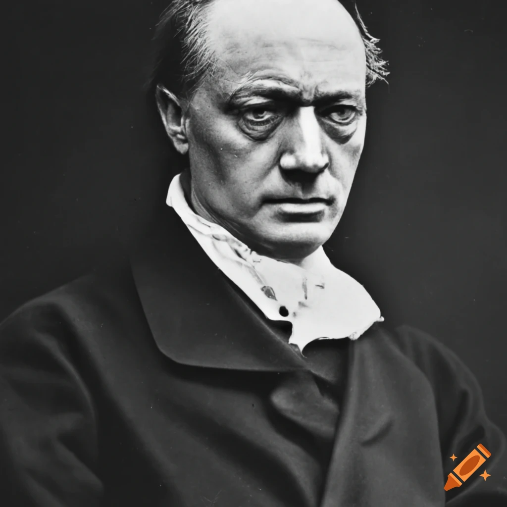 portrait of Charles Baudelaire